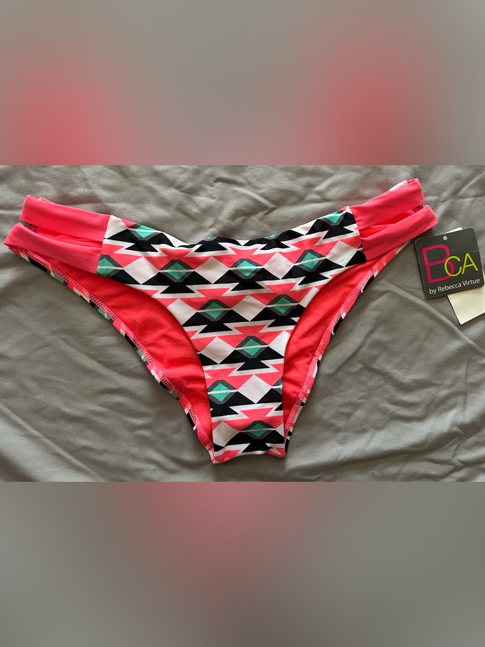 BCA Rebecca Virtue Cheeky Bikini Swimsuit Bottom Womens Size M